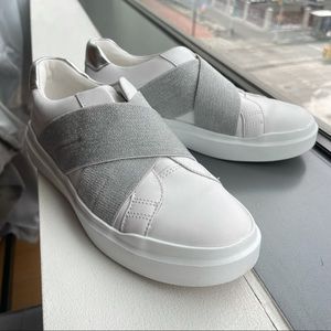 Cole Haan GrandPro Rally Xstrap White Slip-on Leather Sneakers size5